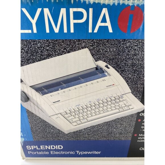 Olympia Splendid NA1HH memory correct typewriter in original box with manual - Picture 16 of 16